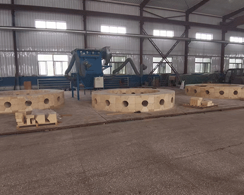 熱風(fēng)爐燃燒器組合磚，紅柱石磚